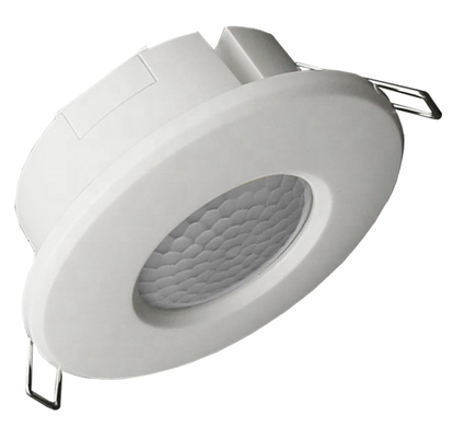 Human 240V Recessed PIR Motion Sensor Switch For Indoor LED Lighting