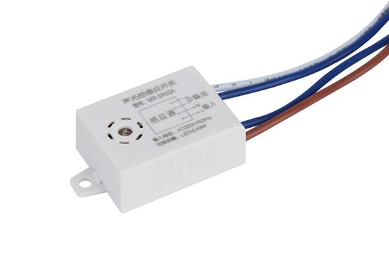 40W Acoustic Photocell Sensor Switch Activated For LED Lighting