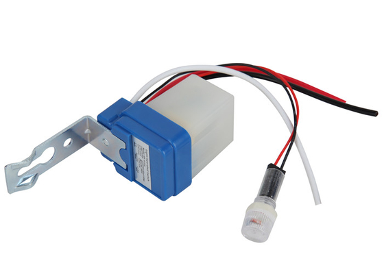 Automatic Day Night Photocell Light Sensor 6A PC Plastic For Flood Street Light